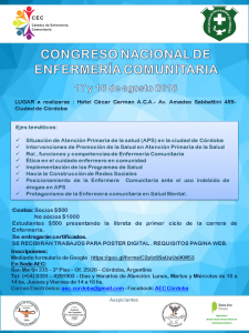 Congreso Nacional de Enfermería Comunitaria