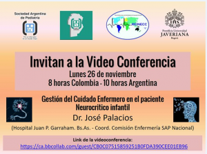 Gestión del Cuidado Enfermero en el Paciente Neurocritico Infantil - Video Conferencia