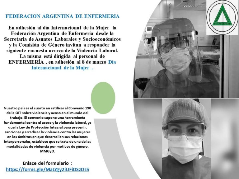 Encuesta sobre Violencia Laboral en el personal de Enfermería en Argentina -2021