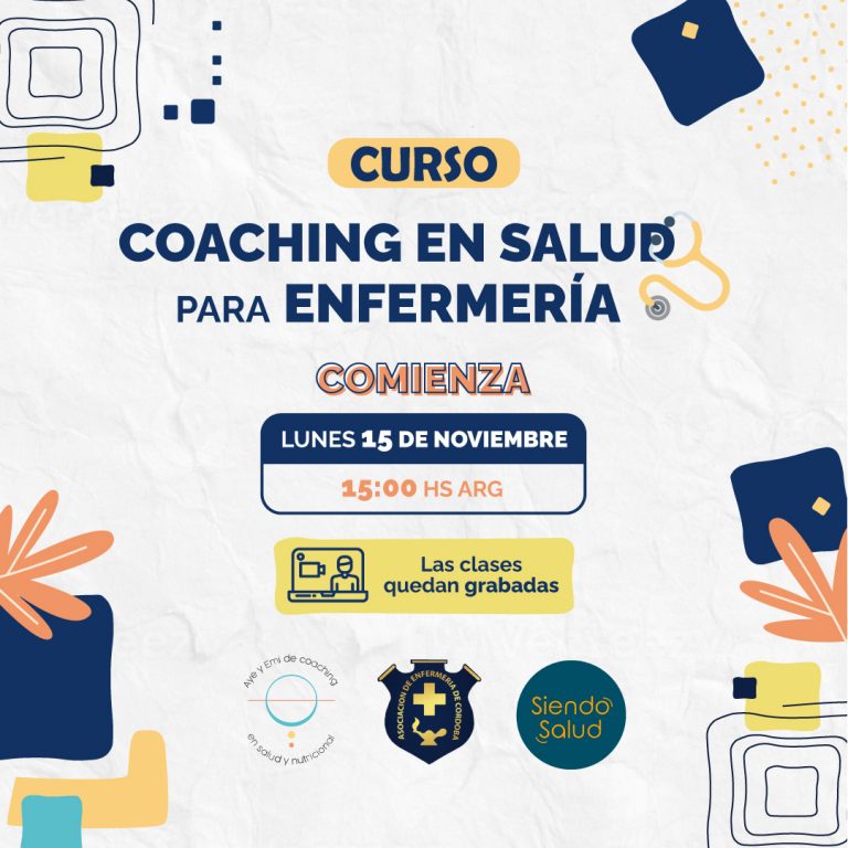 Curso intensivo online de Coaching en Salud para enfermería